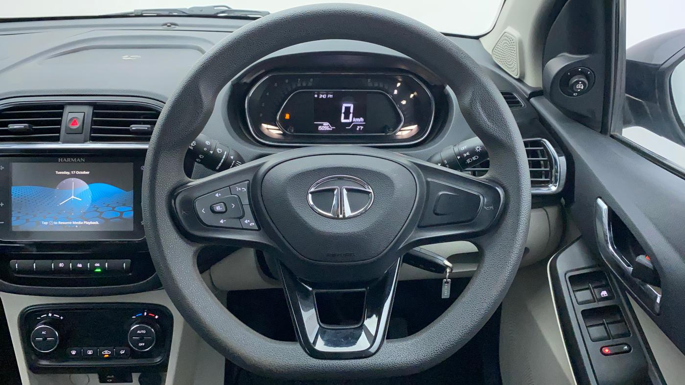 2022 Tata Tiago XZ PLUS CNG, CNG, Manual, 15,096 km, Steering Wheel Close Up