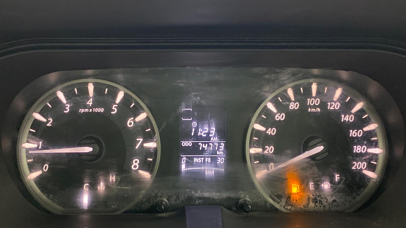 2014 Tata Zest XMS RT, Petrol, Manual, 74,916 km, Odometer Image