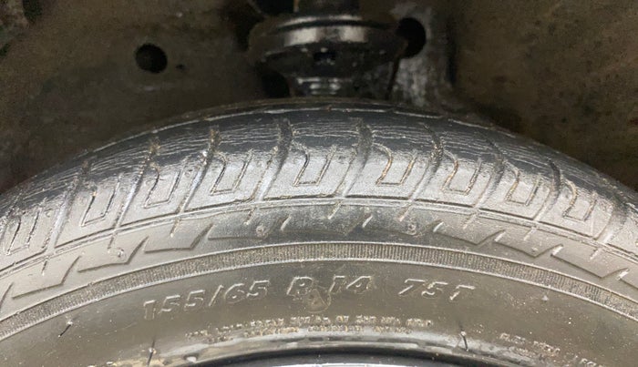 2016 Maruti Wagon R 1.0 VXI, Petrol, Manual, 48,606 km, Left Front Tyre Tread