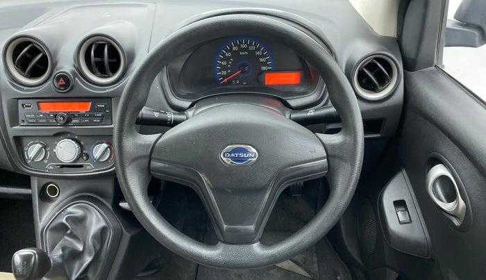 2018 Datsun Go Plus T, Petrol, Manual, 46,049 km, Steering Wheel Close Up