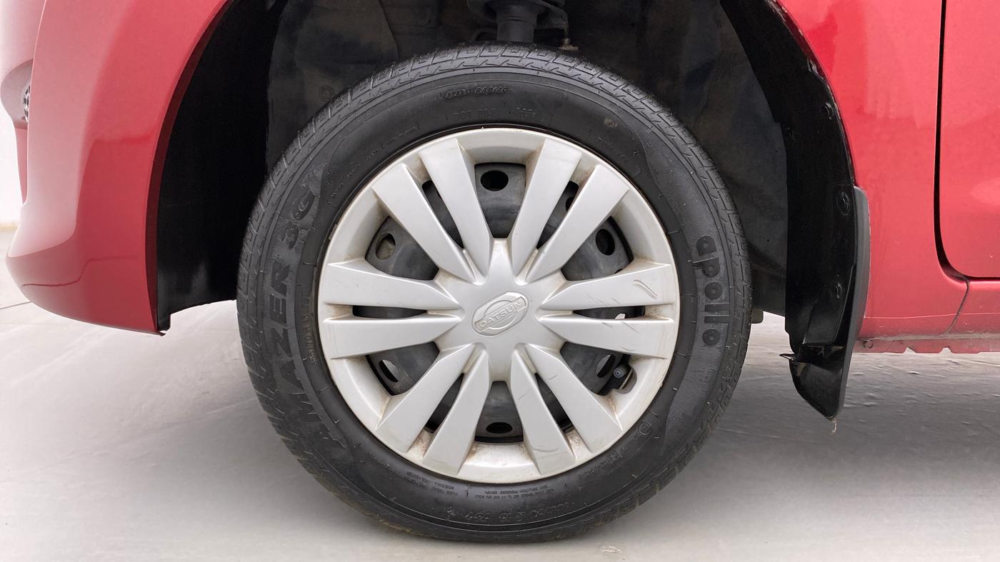 2018 Datsun Go Plus T, Petrol, Manual, 46,049 km, Left Front Wheel