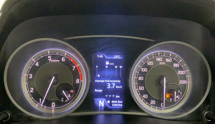 2020 Maruti Dzire ZXI Plus AMT, Petrol, Automatic, 33,008 km, Odometer Image