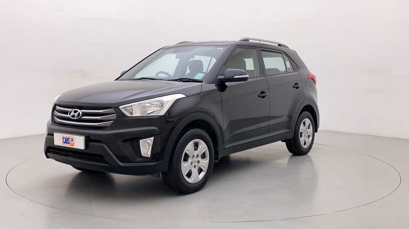 2017 Hyundai Creta E PLUS 1.6 PETROL, Petrol, Manual, 33,957 km, Left Front Diagonal