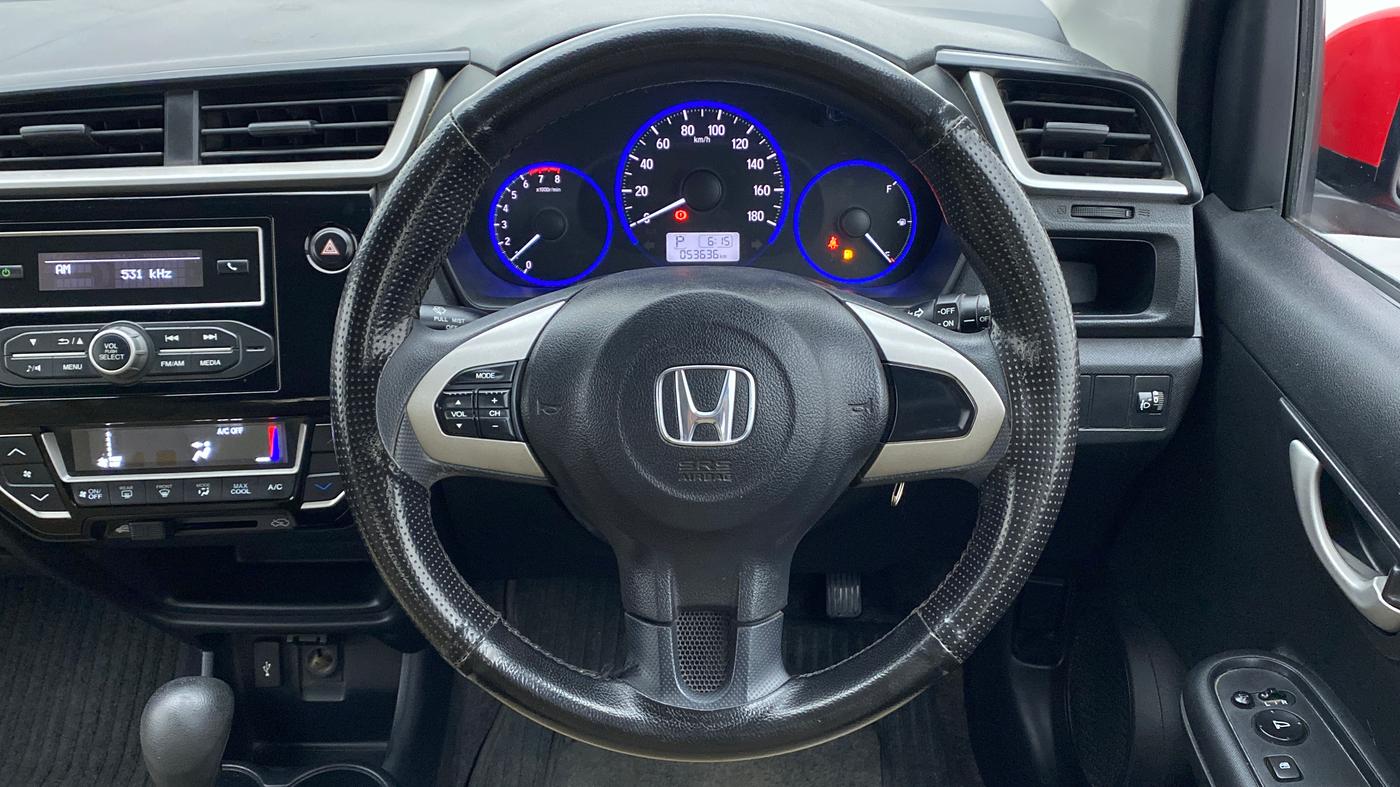 2017 Honda Brio 1.2 VX AT I VTEC, Petrol, Automatic, 54,171 km, Steering Wheel Close Up