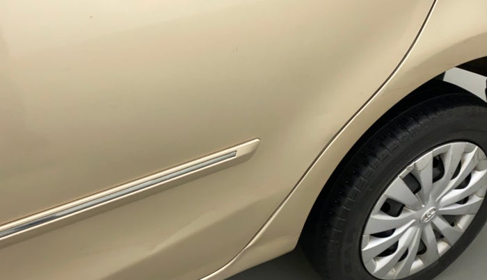 2011 Toyota Etios G, Petrol, Manual, 64,819 km, Rear left door - Slightly dented