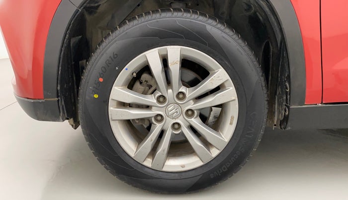 2016 Maruti Vitara Brezza ZDI PLUS DUAL TONE, Diesel, Manual, 55,290 km, Left Front Wheel