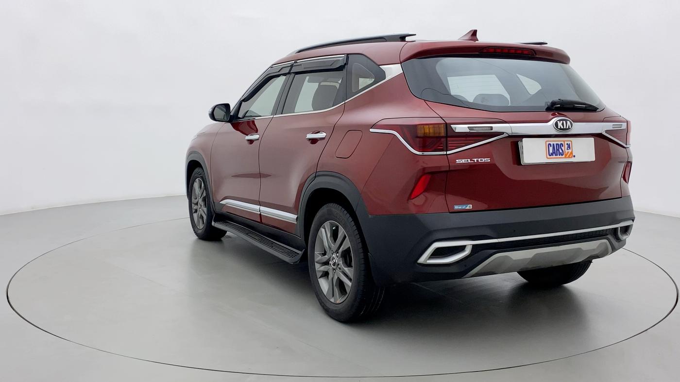 2019 KIA SELTOS HTX 1.5 PETROL MT, Petrol, Manual, 55,260 km, Left Back Diagonal