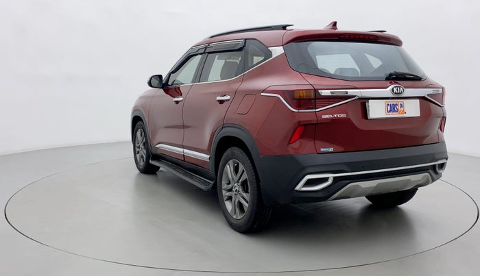 2019 KIA SELTOS HTX 1.5 PETROL MT, Petrol, Manual, 55,260 km, Left Back Diagonal