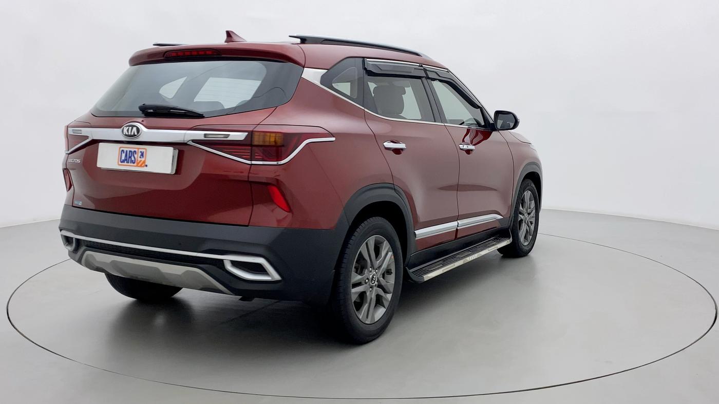 2019 KIA SELTOS HTX 1.5 PETROL MT, Petrol, Manual, 55,260 km, Right Back Diagonal