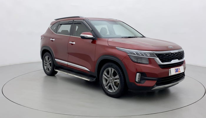 2019 KIA SELTOS HTX 1.5 PETROL MT, Petrol, Manual, 55,260 km, Right Front Diagonal