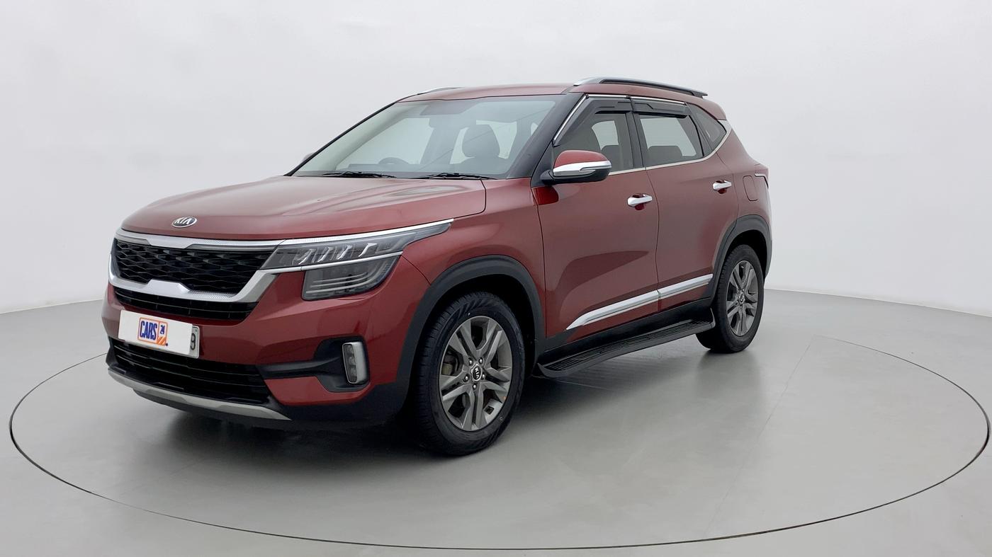 2019 KIA SELTOS HTX 1.5 PETROL MT, Petrol, Manual, 55,260 km, Left Front Diagonal