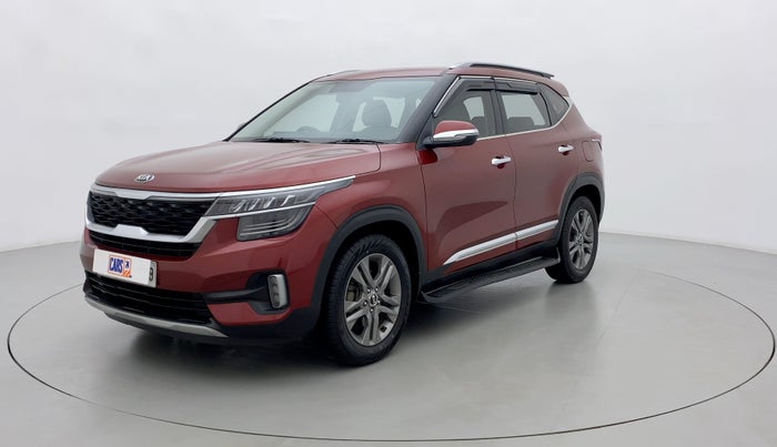 2019 KIA SELTOS HTX 1.5 PETROL MT, Petrol, Manual, 55,260 km, Left Front Diagonal