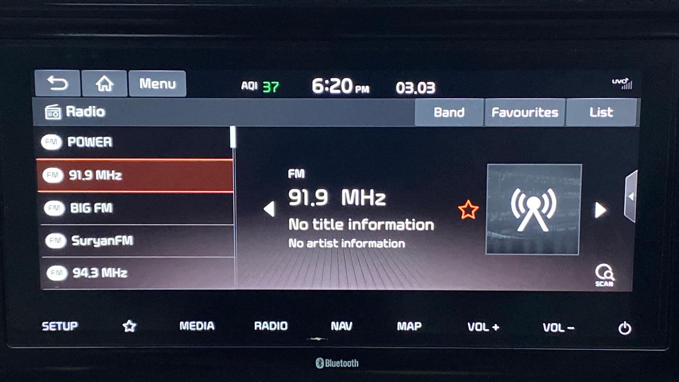 2019 KIA SELTOS HTX 1.5 PETROL MT, Petrol, Manual, 55,260 km, Infotainment System