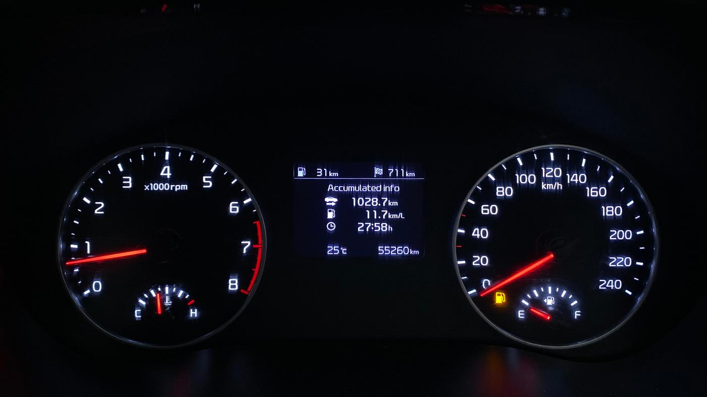 2019 KIA SELTOS HTX 1.5 PETROL MT, Petrol, Manual, 55,260 km, Odometer Image