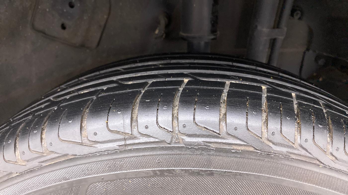 2021 Tata NEXON XZA PLUS PETROL, Petrol, Automatic, 10,453 km, Left Rear Tyre Tread