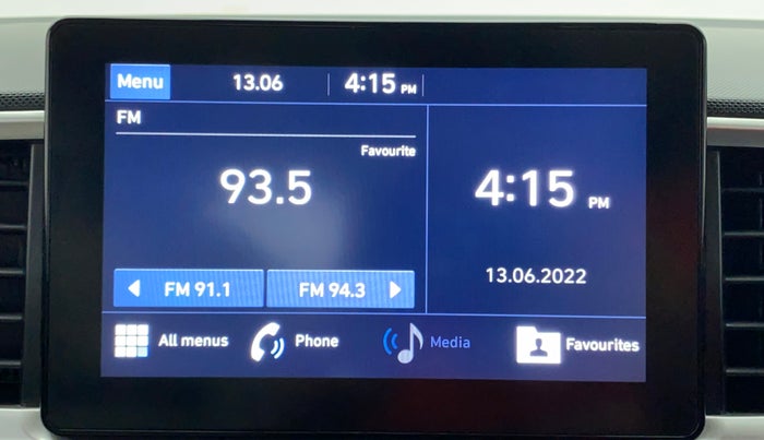 2019 Hyundai VENUE 1.0L Turbo GDI SX MT, Petrol, Manual, 18,246 km, Infotainment System