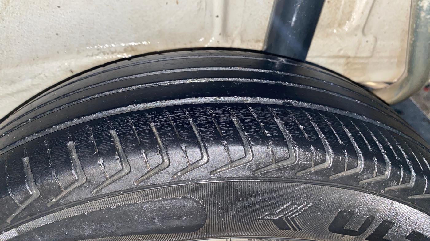 2021 Maruti New Wagon-R LXI 1.0, Petrol, Manual, 80,358 km, Left Rear Tyre Tread
