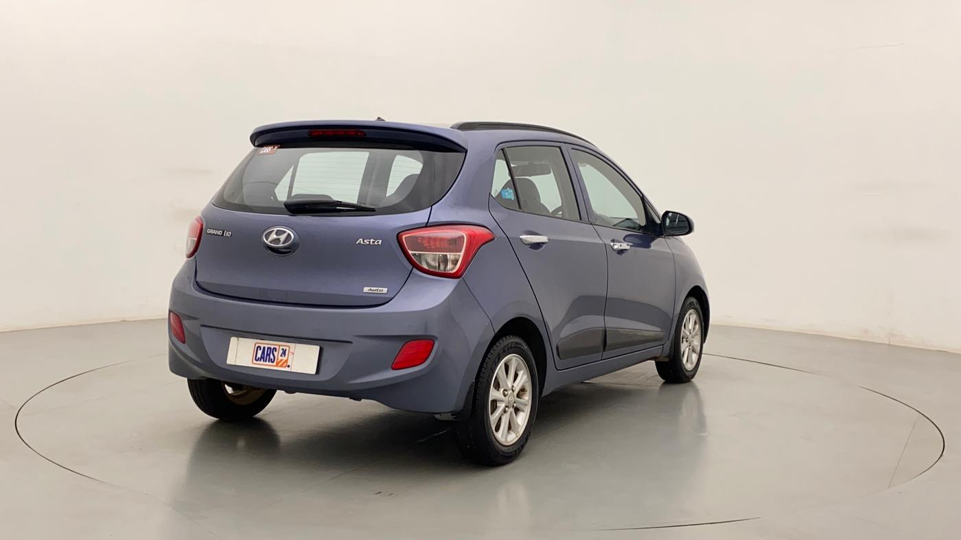 2015 Hyundai Grand i10 ASTA AT 1.2 KAPPA VTVT, Petrol, Automatic, 39,693 km, Right Back Diagonal