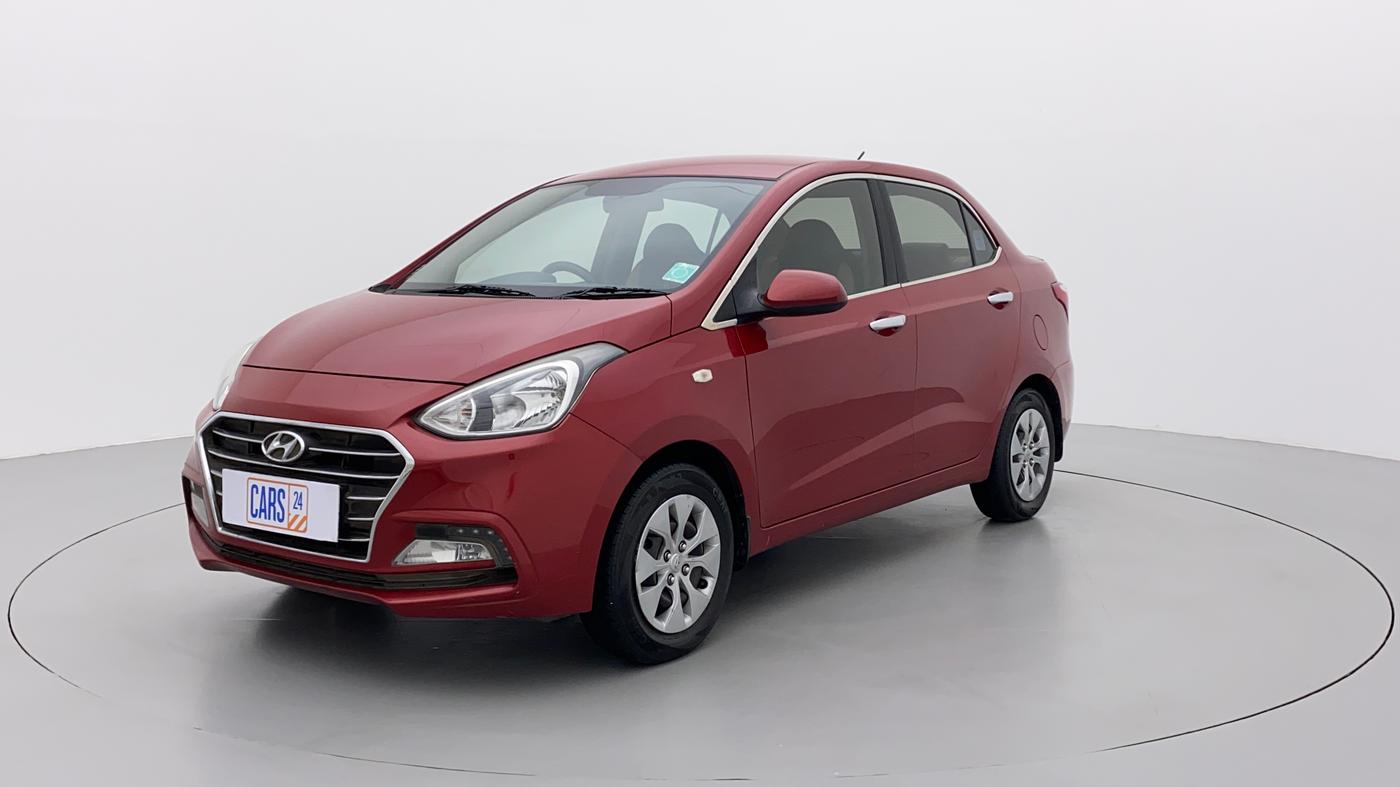 2018 Hyundai Xcent S 1.2, CNG, Manual, 78,166 km, Left Front Diagonal