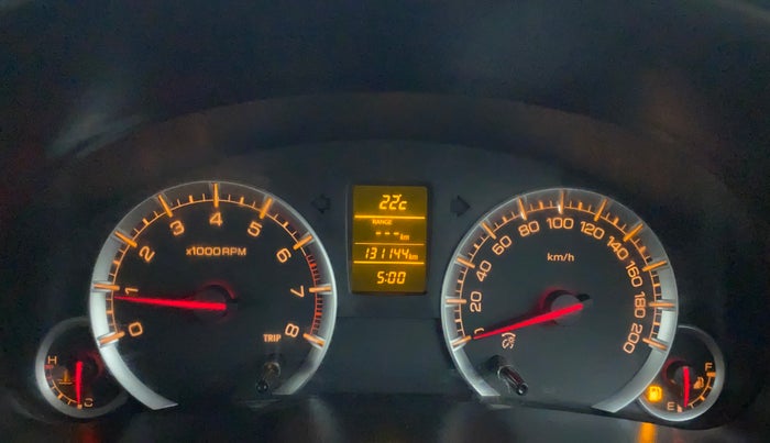 2015 Maruti Swift Dzire ZXI, Petrol, Manual, 1,31,144 km, Odometer Image