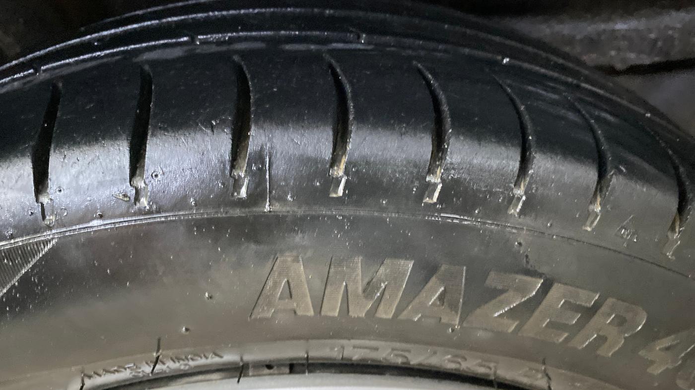 2022 Tata Tiago XZ PLUS CNG, CNG, Manual, 97,929 km, Right Rear Tyre Tread