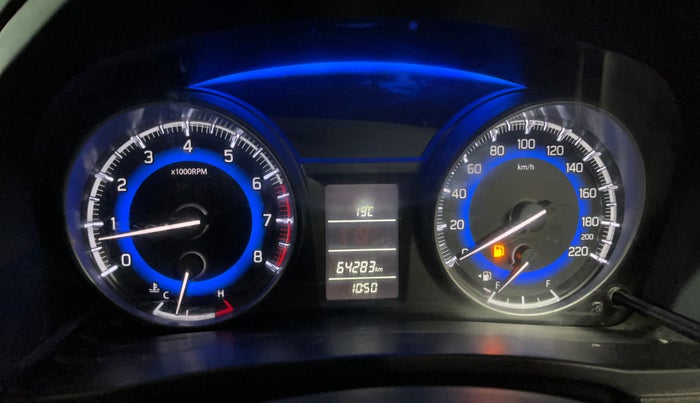 2018 Maruti Baleno DELTA PETROL 1.2, Petrol, Manual, 64,273 km, Odometer Image