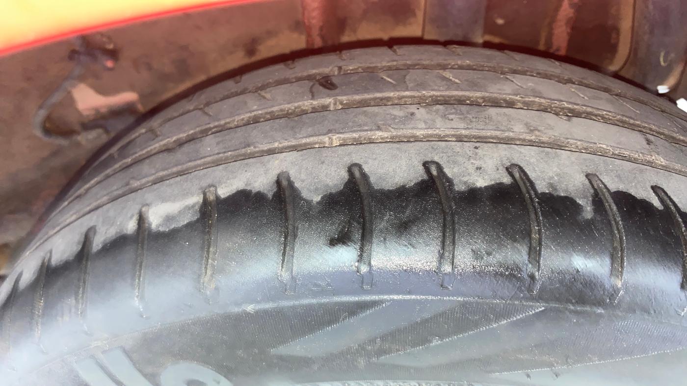 2021 Tata Tiago XZA PETROL, Petrol, Automatic, 46,547 km, Left Rear Tyre Tread