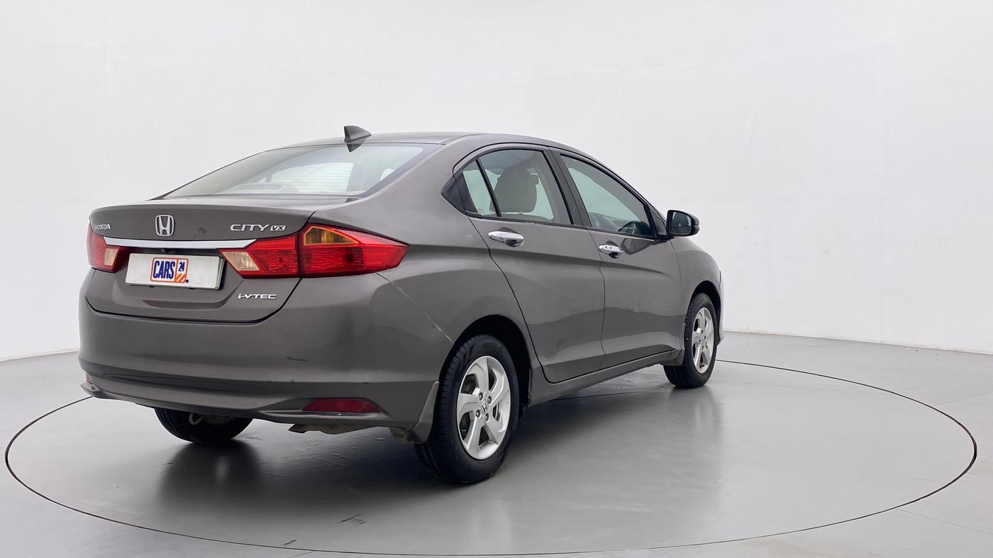 2015 Honda City VX CVT PETROL, Petrol, Automatic, 65,037 km, Right Back Diagonal