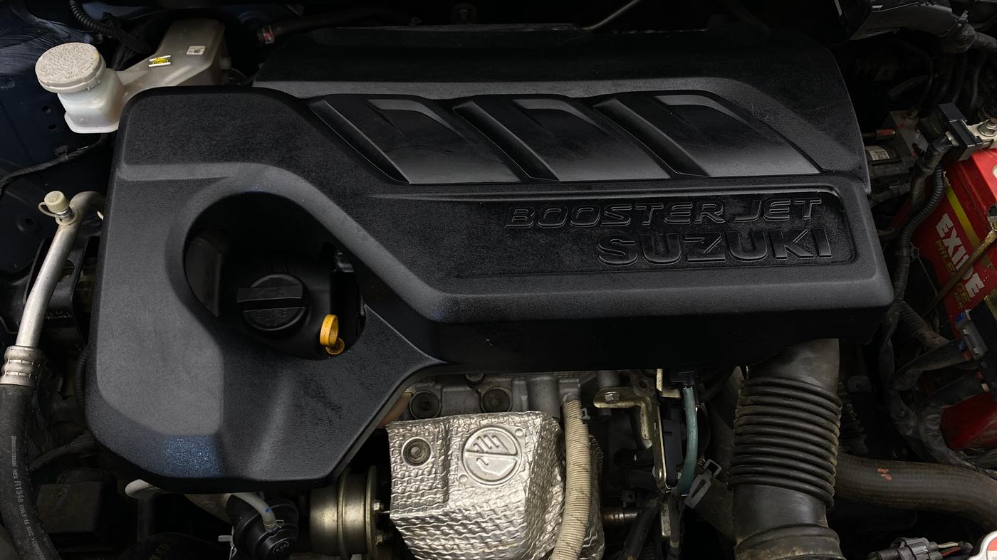2023 Maruti FRONX ALPHA 1.0L TURBO 6 AT, Petrol, Automatic, 22,643 km, Engine View