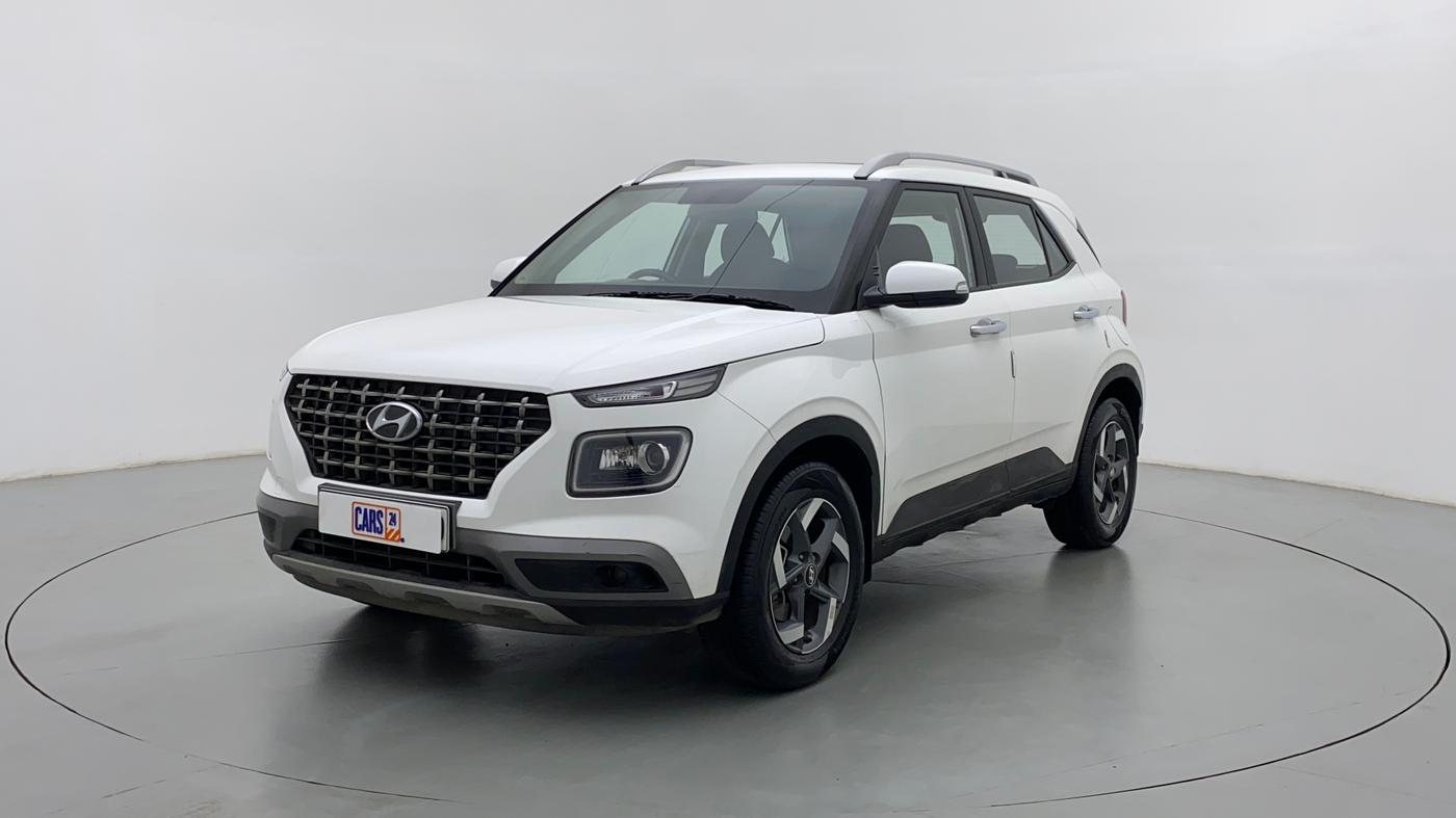 2020 Hyundai VENUE 1.0 TURBO GDI SX+ AT, Petrol, Automatic, 18,652 km, Left Front Diagonal