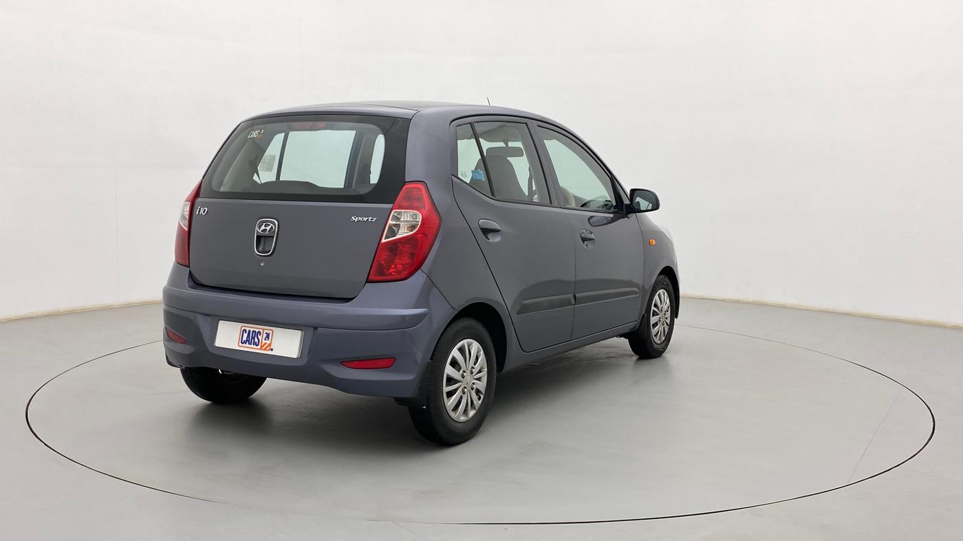 2014 Hyundai i10 SPORTZ 1.1, Petrol, Manual, 49,374 km, Right Back Diagonal