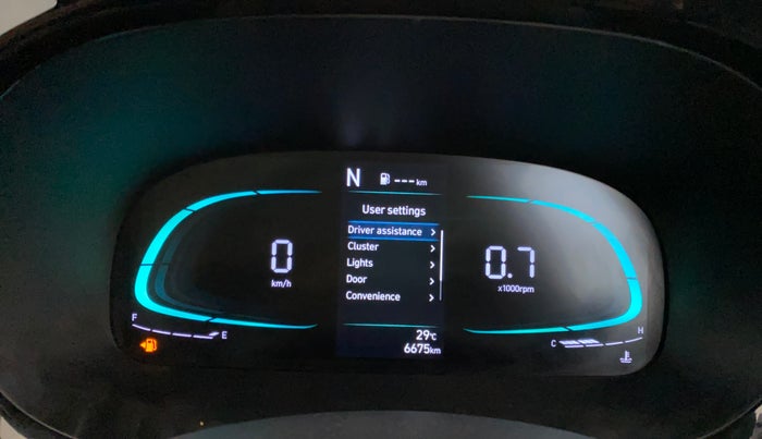 2025 Hyundai EXTER SX(O) 1.2 AMT, Petrol, Automatic, 6,674 km, Odometer Image