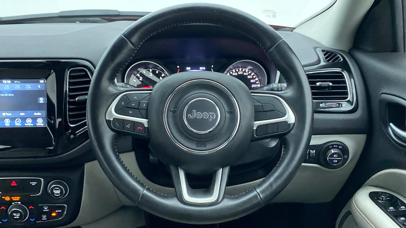 2018 Jeep Compass LIMITED (O) 2.0, Diesel, Manual, 30,896 km, Steering Wheel Close Up