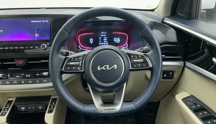 2022 KIA CARENS LUXURY PLUS 1.4 PETROL 6 STR, Petrol, Manual, 9,041 km, Steering Wheel Close Up
