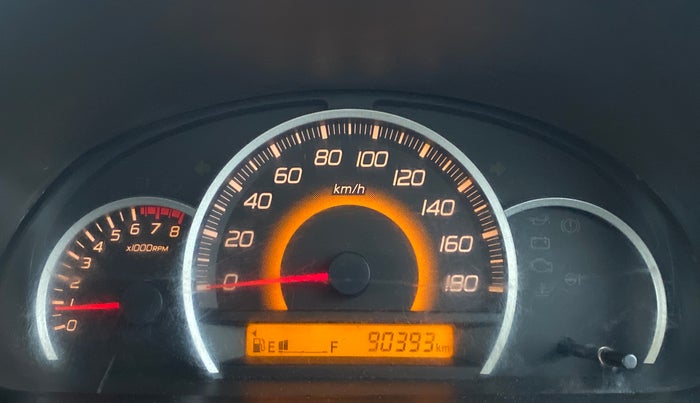 2014 Maruti Wagon R 1.0 VXI, Petrol, Manual, 90,433 km, Odometer Image