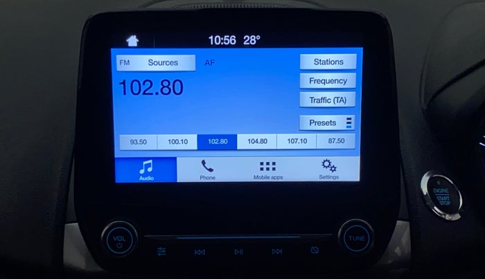 2019 Ford Ecosport TITANIUM + 1.5L PETROL AT, Petrol, Automatic, 23,206 km, Infotainment System