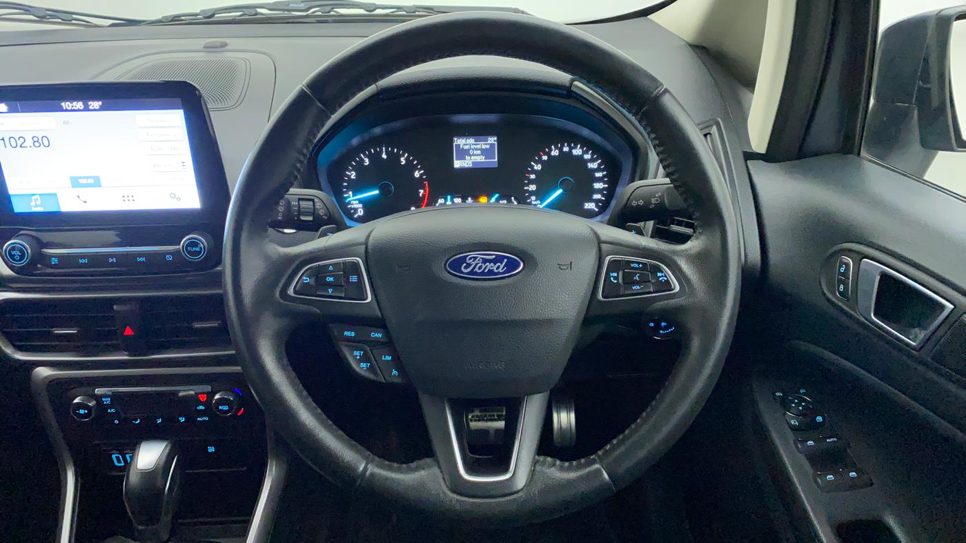 2019 Ford Ecosport TITANIUM + 1.5L PETROL AT, Petrol, Automatic, 23,206 km, Steering Wheel Close Up