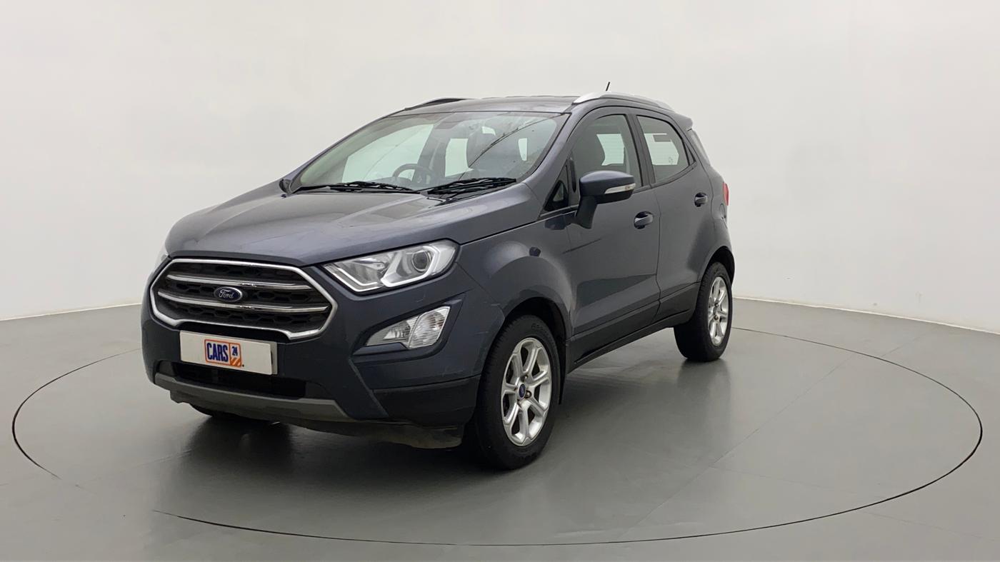 2019 Ford Ecosport TITANIUM + 1.5L PETROL AT, Petrol, Automatic, 23,206 km, Left Front Diagonal