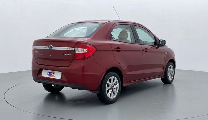 2015 Ford Figo Aspire 1.2 TITANIUM PETROL, Petrol, Manual, 23,639 km, Right Back Diagonal (45- Degree) View