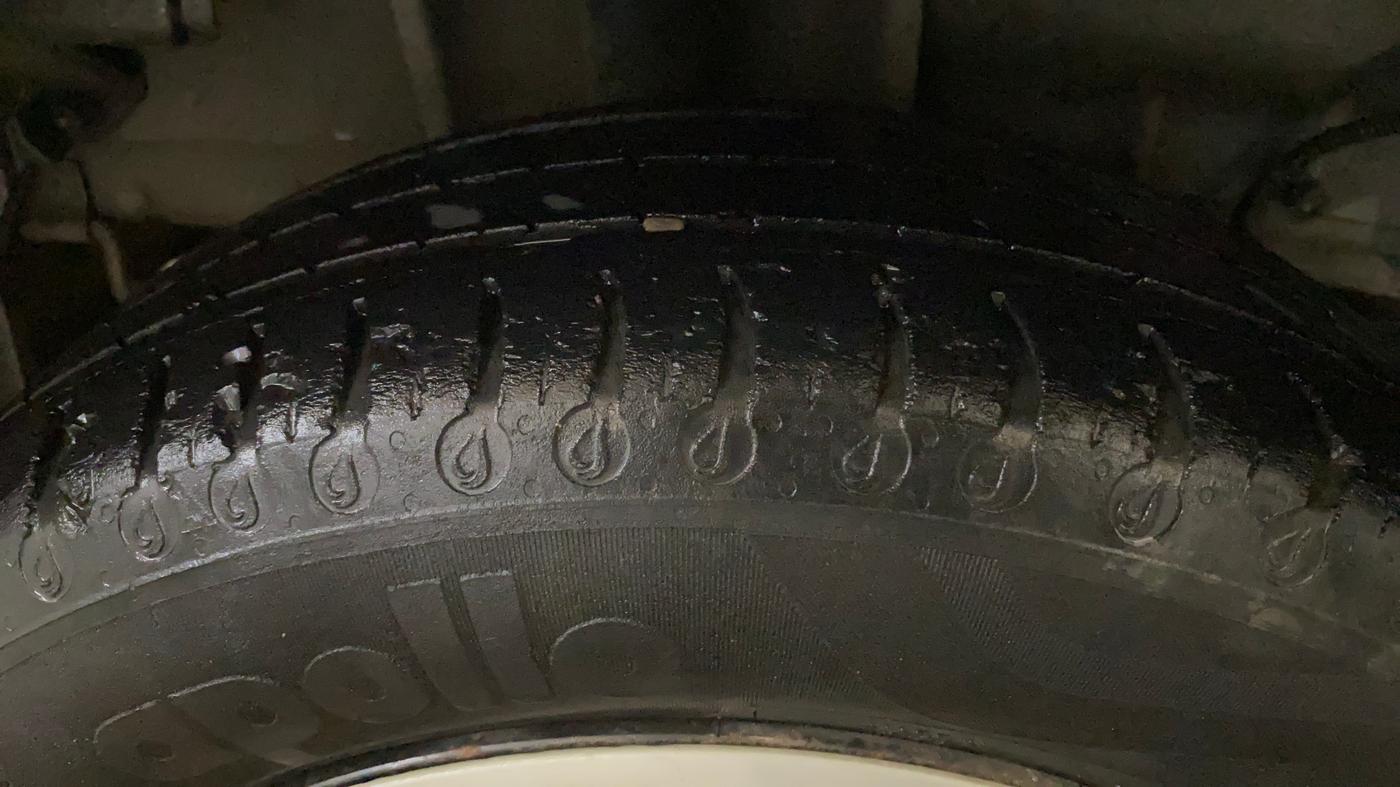 2020 Tata Tiago XT PETROL, Petrol, Manual, 38,032 km, Right Rear Tyre Tread