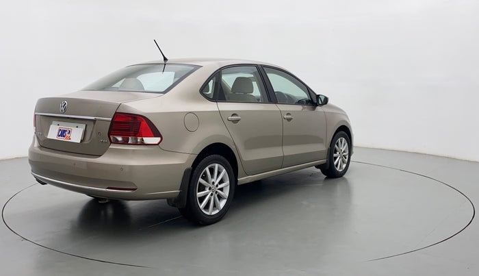 2017 Volkswagen Vento HIGHLINE 1.2 TSI AT, Petrol, Automatic, 42,535 km, Right Back Diagonal