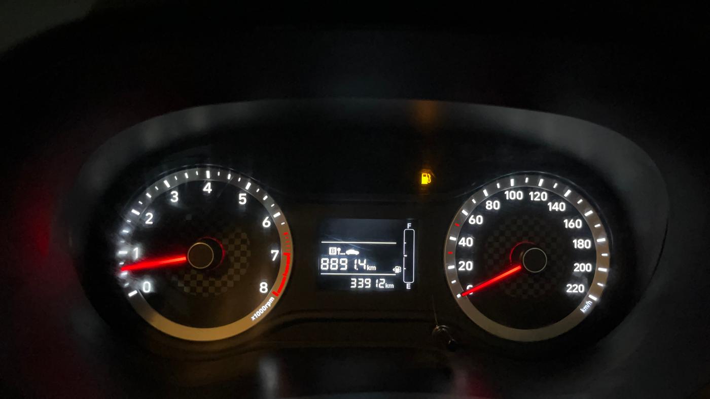 2021 Hyundai AURA S 1.2, Petrol, Manual, 34,327 km, Odometer Image