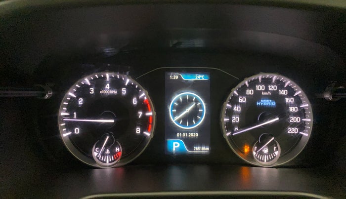 2023 Maruti BREZZA ZXI AT SMART HYBRID, Petrol, Automatic, 76,509 km, Odometer Image