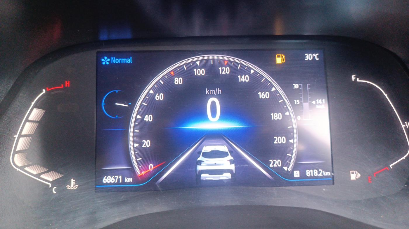 2022 Renault Kiger RXZ MT, Petrol, Manual, 68,671 km, Odometer Image