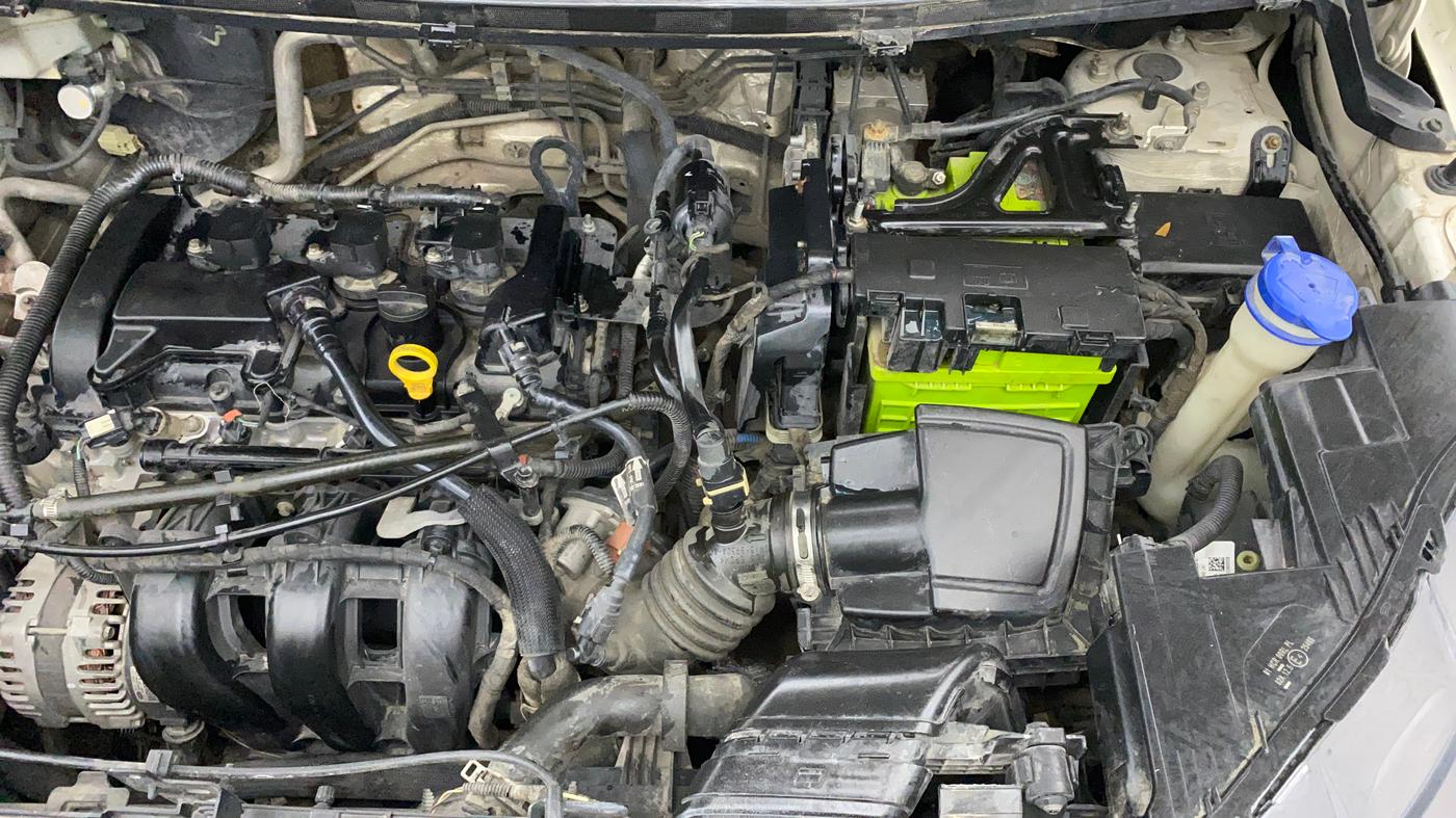 2018 Ford Ecosport TITANIUM + 1.5L PETROL AT, Petrol, Automatic, 34,101 km, Engine View - Left
