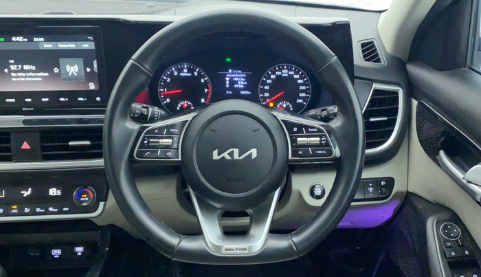 2022 KIA SELTOS HTX 1.5 PETROL, Petrol, Manual, 18,975 km, Steering Wheel Close Up