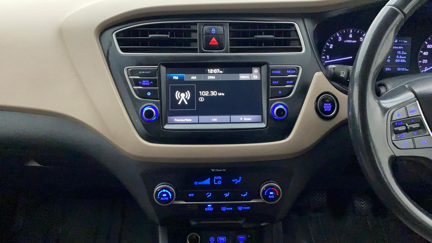 2018 Hyundai Elite i20 ASTA 1.2 (O), Petrol, Manual, 55,101 km, Air Conditioner