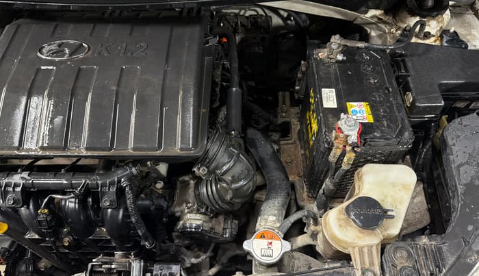 2014 Hyundai Xcent SX 1.2 (O), Petrol, Manual, 1,17,664 km, Engine View - Left