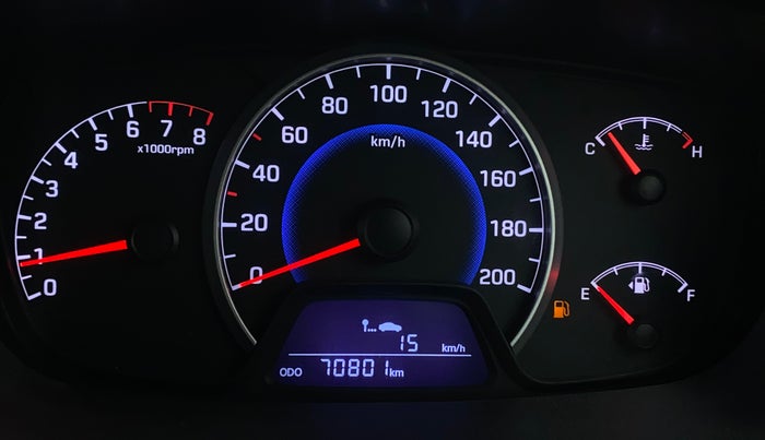 2016 Hyundai Grand i10 MAGNA 1.2 KAPPA VTVT, Petrol, Manual, 70,797 km, Odometer Image