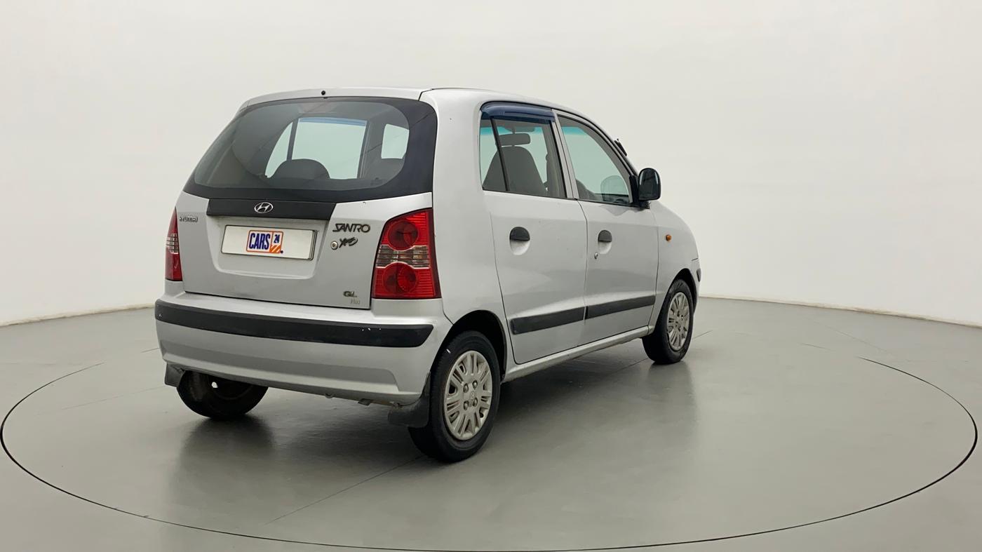 2011 Hyundai Santro Xing GL PLUS, Petrol, Manual, 75,832 km, Right Back Diagonal